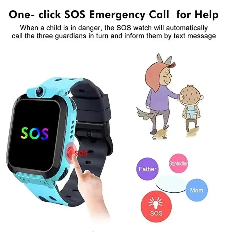 Montre Connectée Enfant Lenovo GPS SOS 4G Caméra – CLEVI Paris