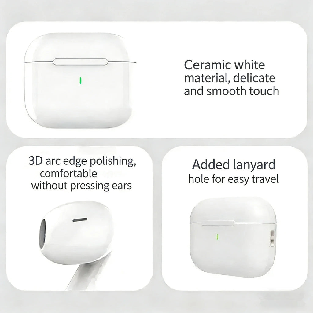 Écouteurs Bluetooth TWS Air Pro – HiFi, ANC, Faible Latence, 72H, iOS & Android