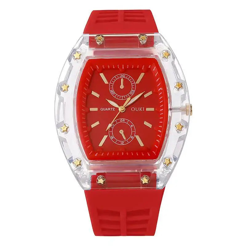 Montre Femme Quartz V248 Bracelet Silicone Boîtier Alliage 38mm Casual Fashion 6 Coloris – CLEVI Paris