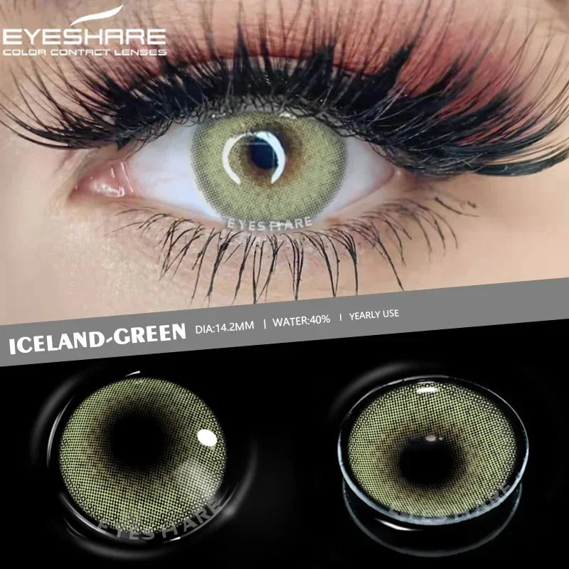 Lentilles de Contact Colorées EYESHARE | Sans Correction | 15 Coloris | Port Annuel – CLEVI Paris