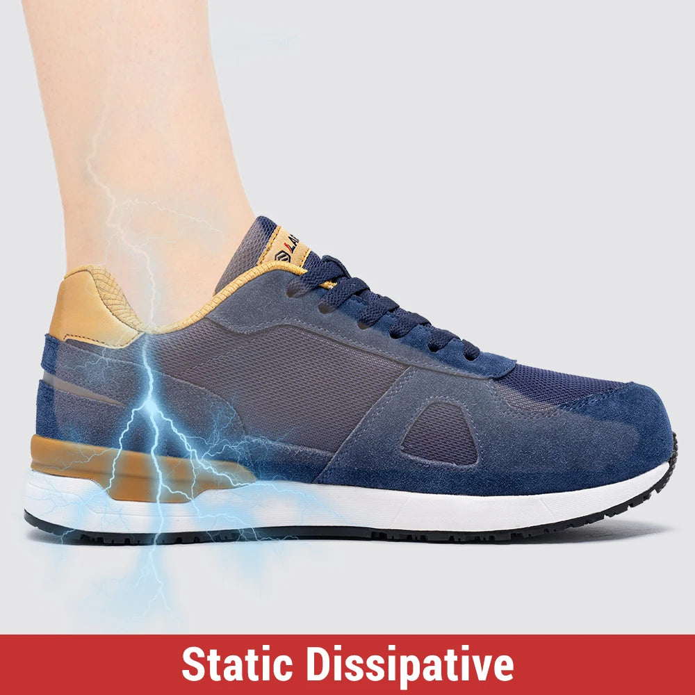 Chaussures Sécurité Homme Embout Acier Antistatique Antidérapant SRC | Travail EU 36-49