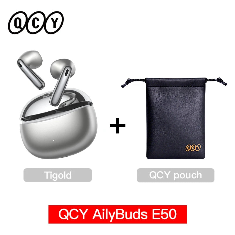 Écouteurs QCY AilyBuds E50 ANC -38dB LDAC Hi-Res 40h – CLEVI Paris