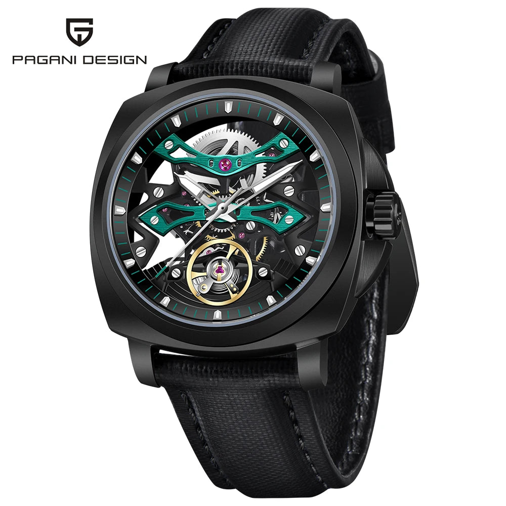 Montre Homme Automatique Squelette Nylon Couronne Vissée Pagani Design PD-YS017 – CLEVI Paris