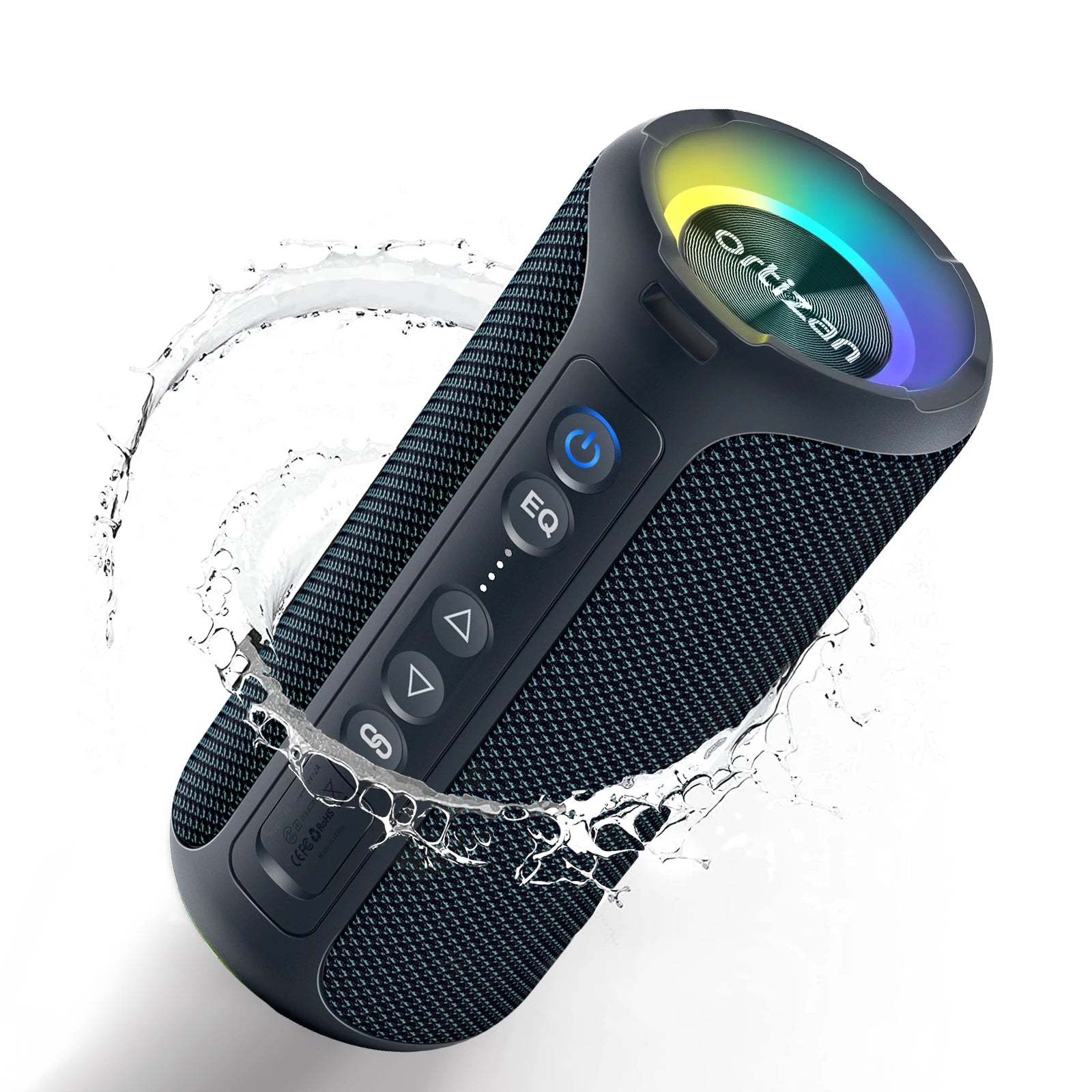 Enceinte Bluetooth 40W – IPX7, LED 7 Couleurs, TWS, 3 EQ, 6600mAh | Ortizan X8 Pro
