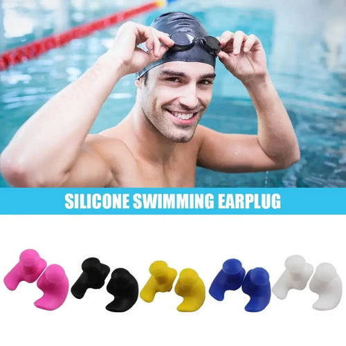 Bouchons d'Oreilles Silicone Imperméables Natation Doux & Portables — CLEVI Paris