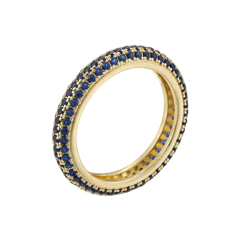 Bague Couple ZHUKOU Style Coréen Pierre CZ Plaqué Or 18K Unisexe Tailles 6-7-8 – CLEVI Paris
