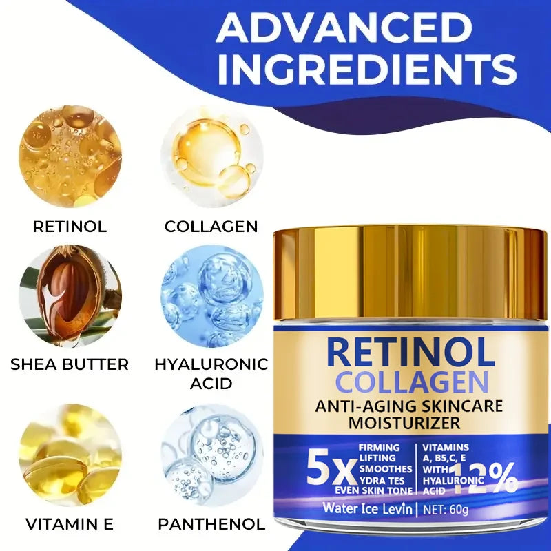 Crème Rétinol Collagène Anti-Âge Raffermissante – CLEVI Paris