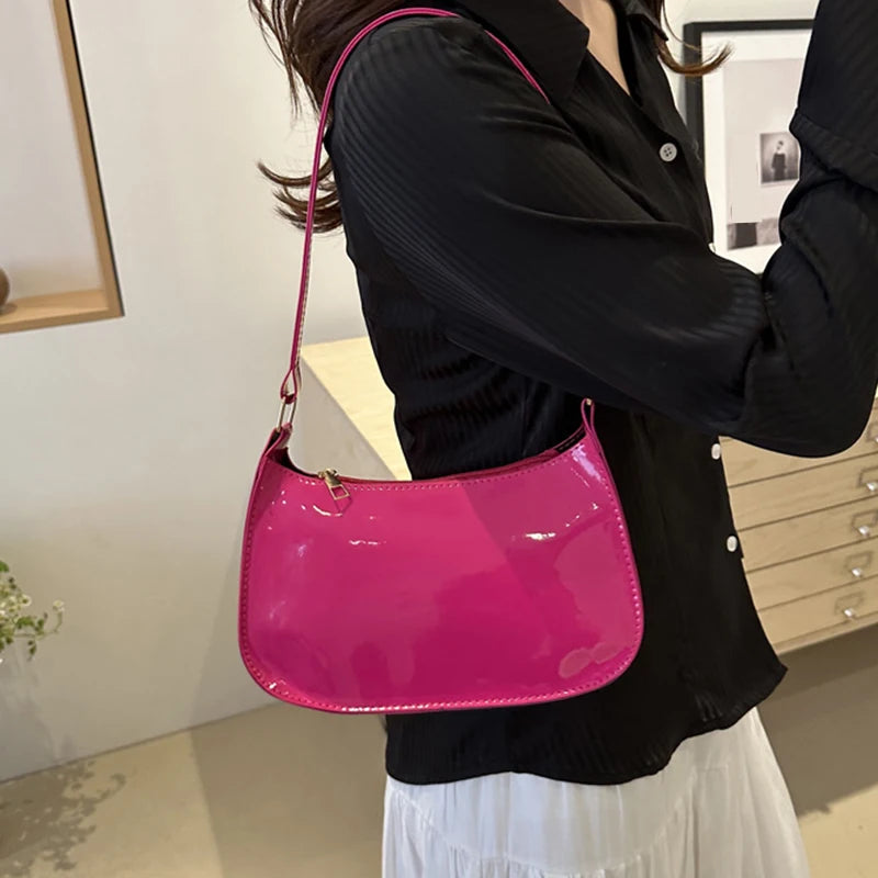 Sac Baguette Rétro en Cuir — CLEVI Paris
