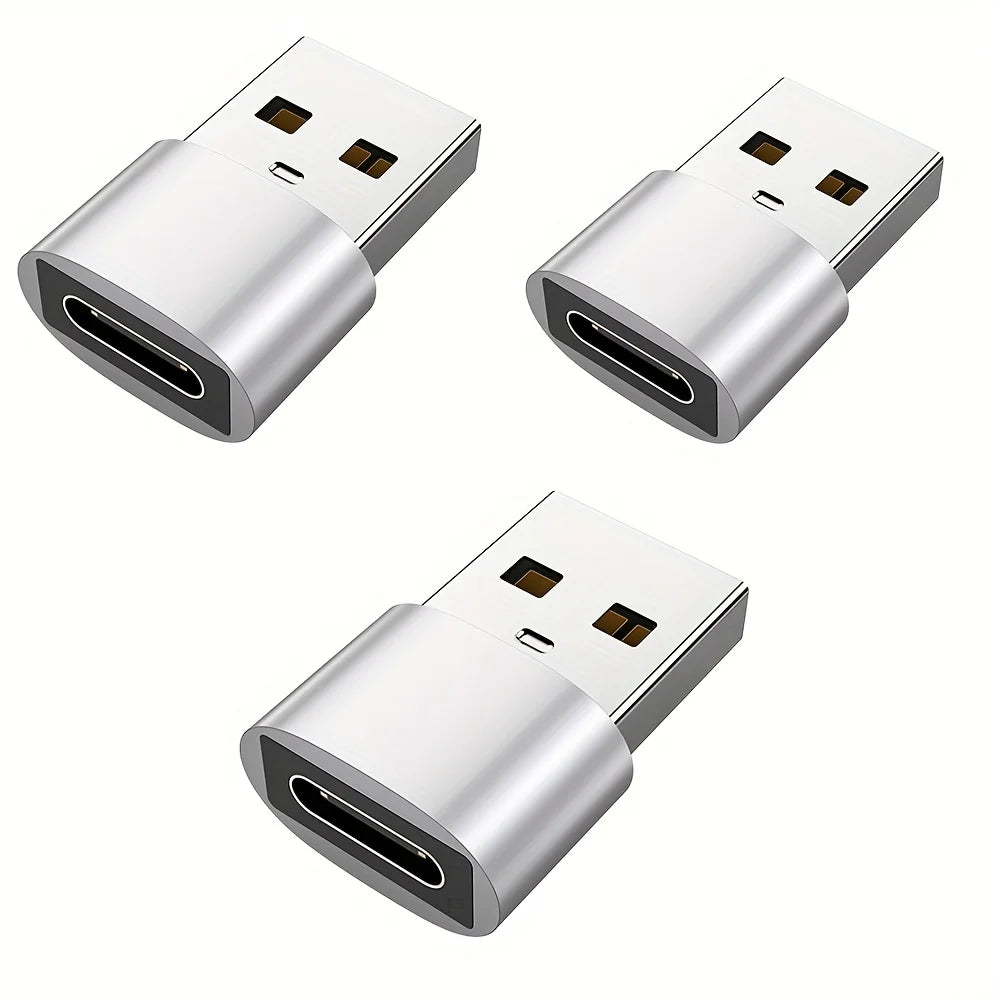 Adaptateur USB-A vers USB-C Lot de 3 OTG – CLEVI Paris