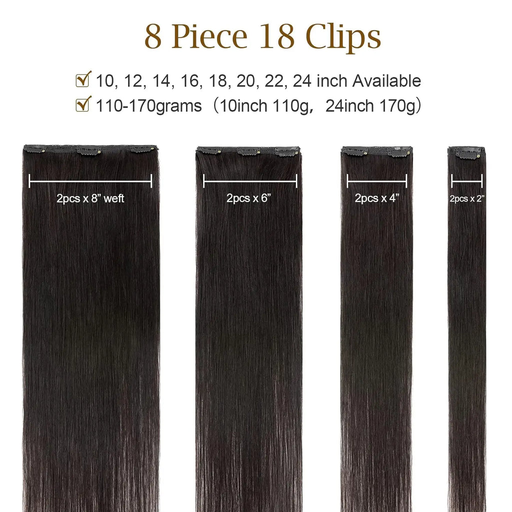 Extensions Cheveux Clip-In Remy Straight – CLEVI Paris