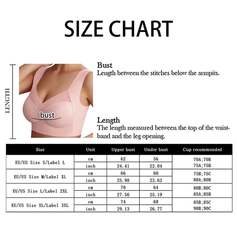 Lot de 3 Soutiens-Gorge Sport Sans Armature | Dentelle, Sans Coutures, Grande Taille – CLEVI Paris