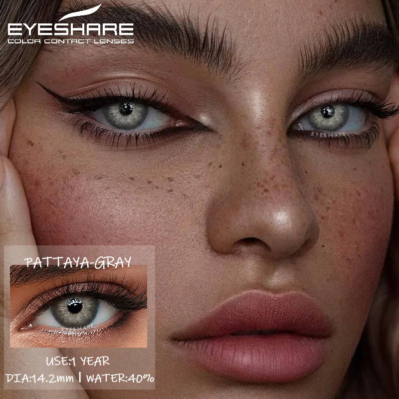 Lentilles de Contact Colorées EYESHARE | Usage Annuel Sans Correction | 15 Coloris | Maquillage & Quotidien – CLEVI Paris