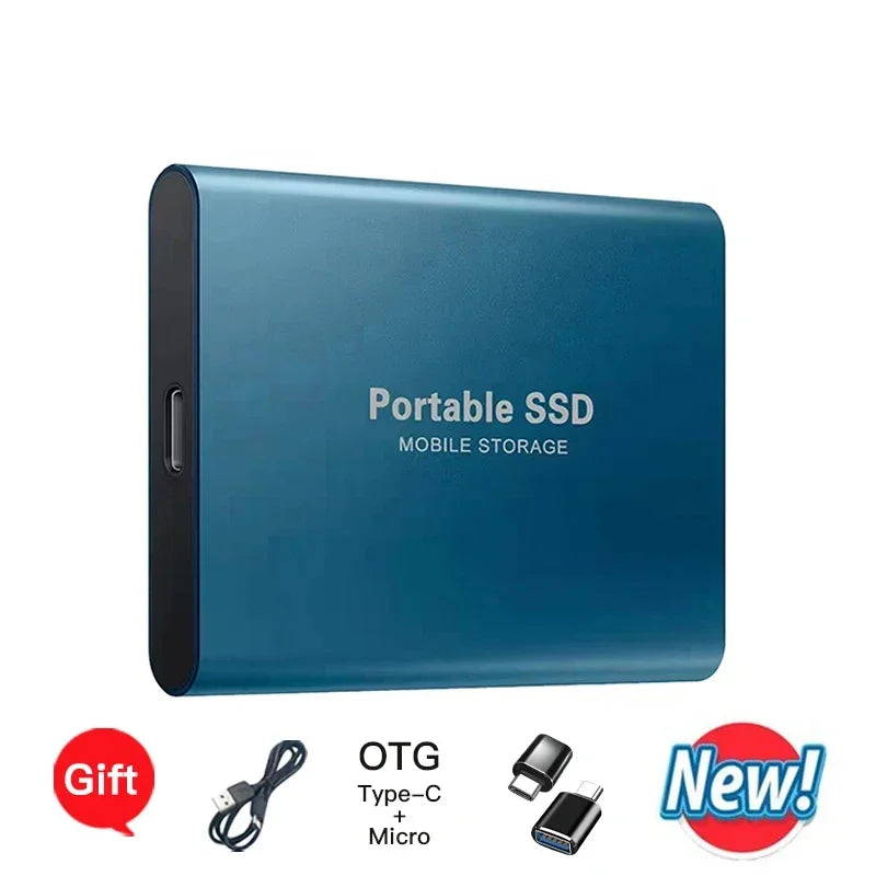 Disque Dur Externe SSD Portable USB 3.1 Type-C – 1 à 512 TB – CLEVI Paris