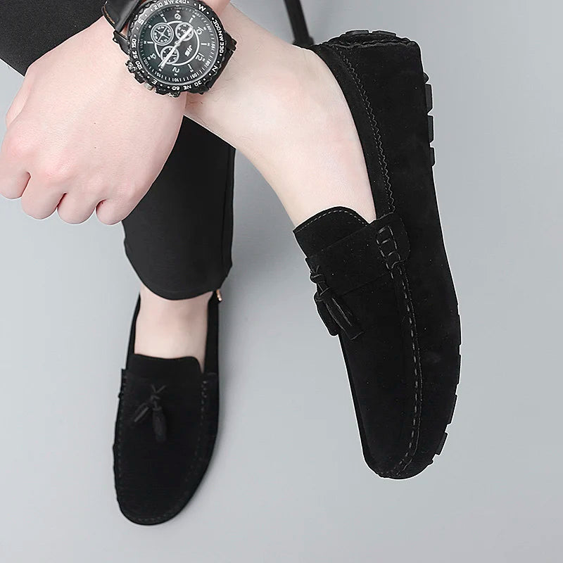 Mocassins Homme à Glands Style Britannique Slip-On | 4 Coloris, Tailles 36-48 – CLEVI Paris