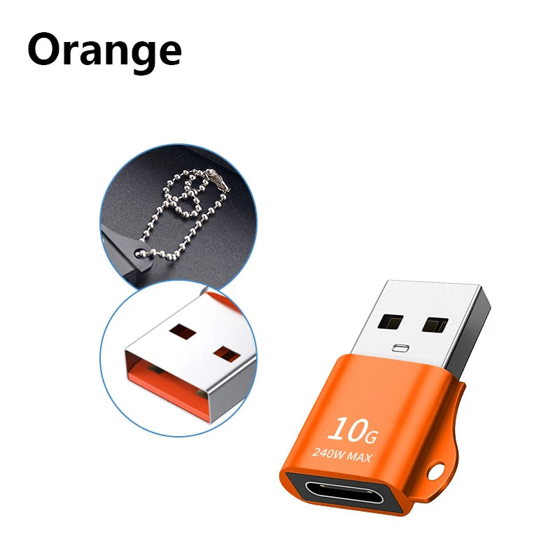 Adaptateur USB-C vers USB-A 2.0/3.0 Alliage – CLEVI Paris