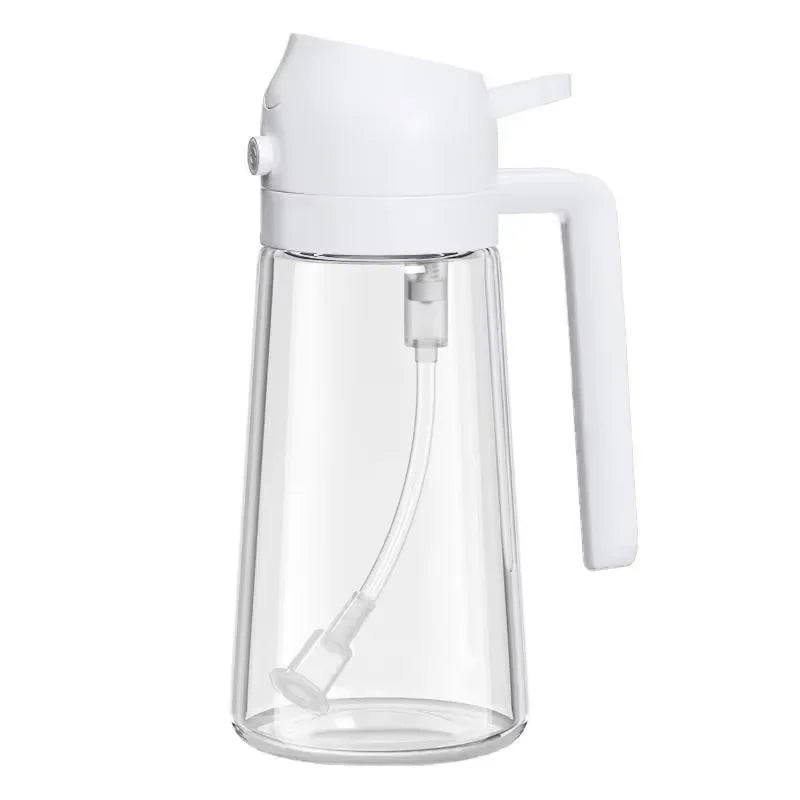 Vaporisateur d'Huile 2-en-1 Cuisine 500ml | Spray & Verseur Plastique – CLEVI Paris