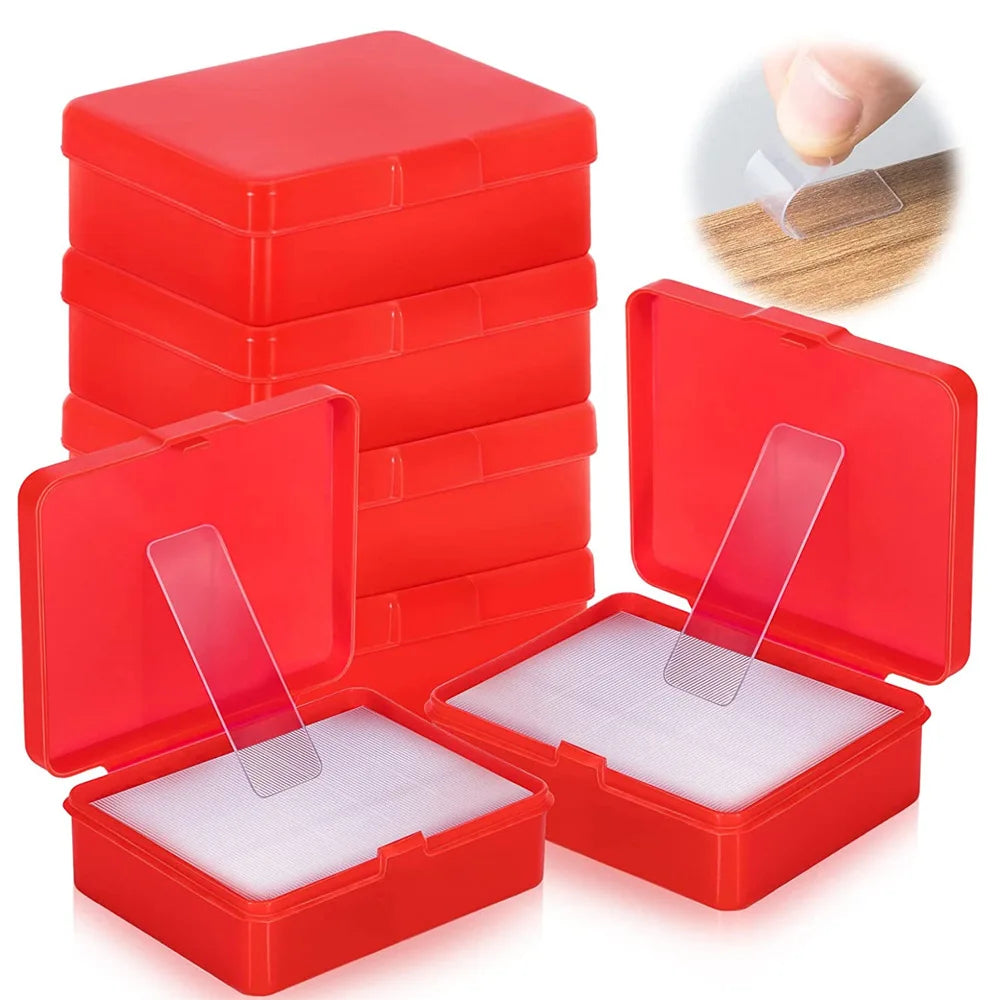 Pastilles Adhésives Double Face Nano | PVC Réutilisables, Lavables, Transparentes – CLEVI Paris