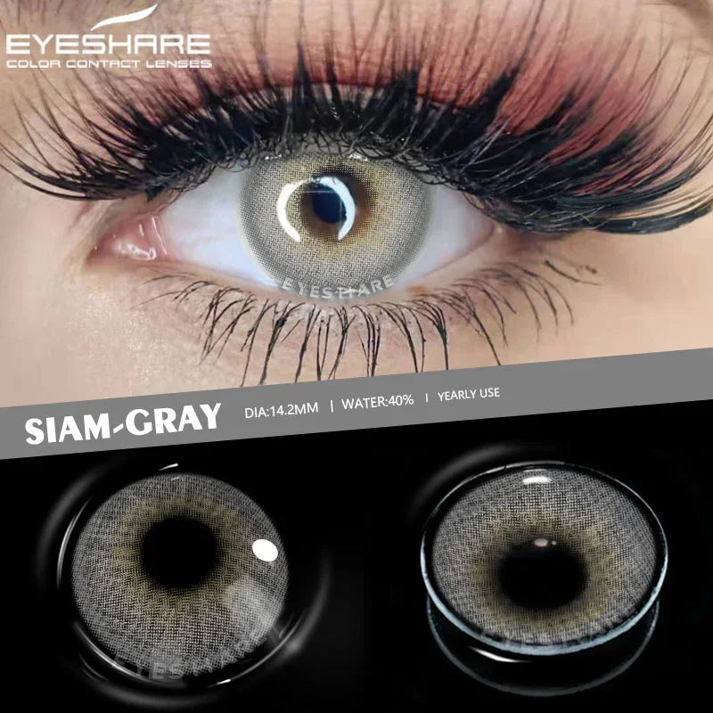 Lentilles de Contact Colorées EYESHARE | Sans Correction | 15 Coloris | Port Annuel – CLEVI Paris