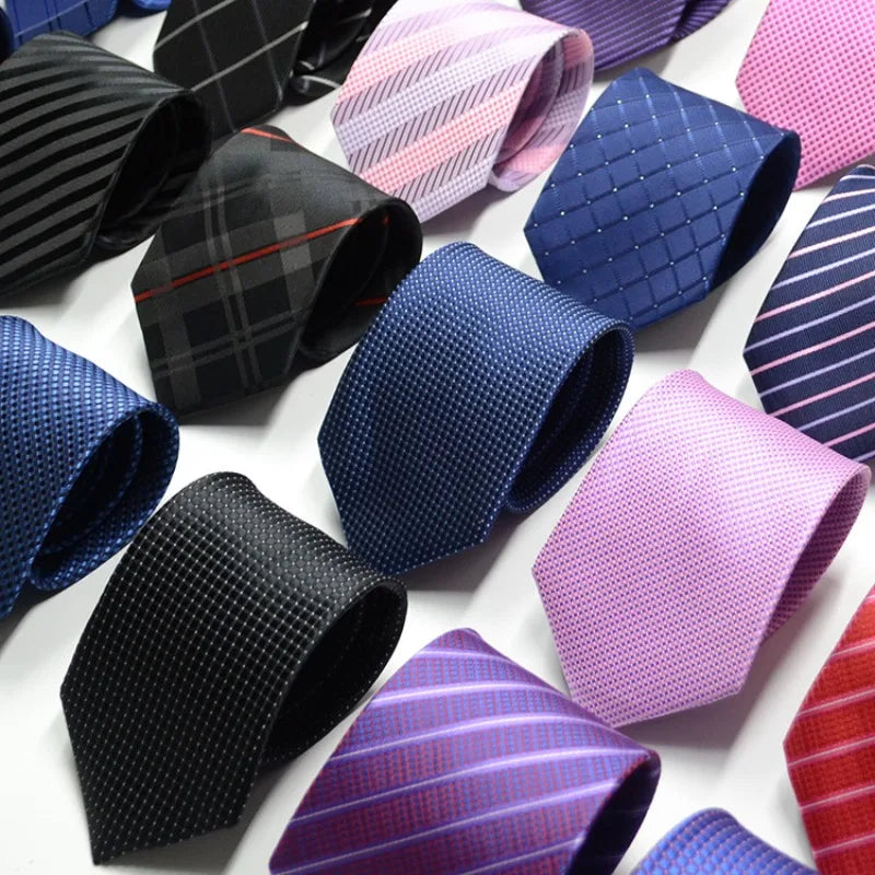 Cravate homme motifs variés 7–8 cm – CLEVI Paris