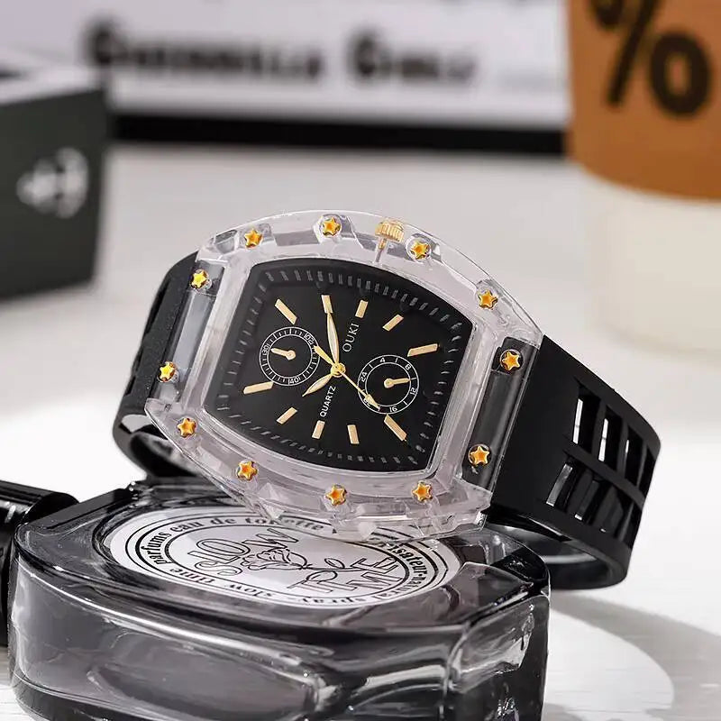 Montre Femme Quartz V248 Bracelet Silicone Boîtier Alliage 38mm Casual Fashion 6 Coloris – CLEVI Paris