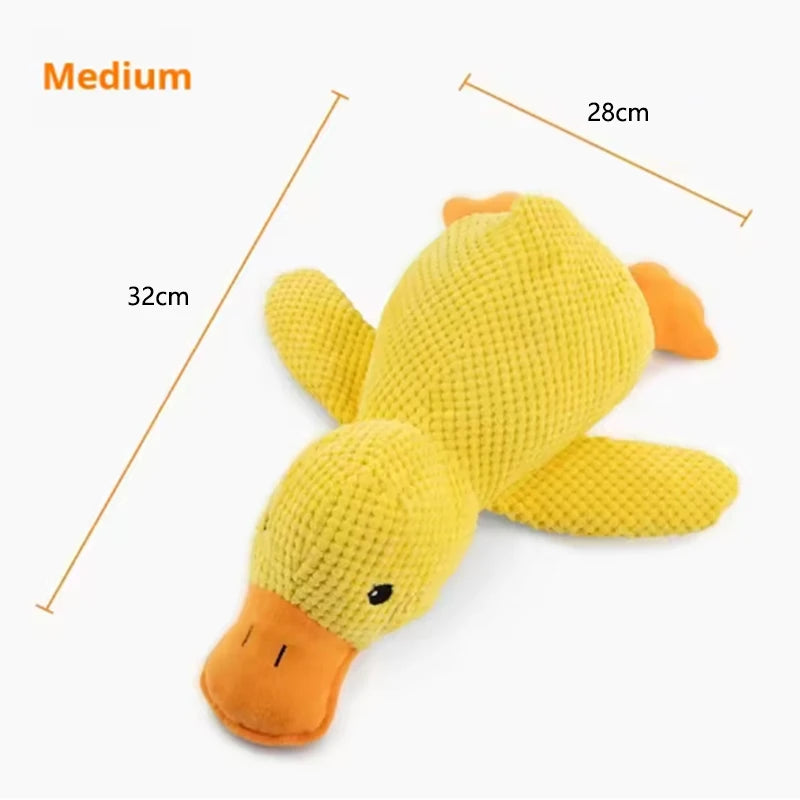 Peluche Canard Jouet pour Chien | Polaire, Couinant, Anti-Ennui – CLEVI Paris