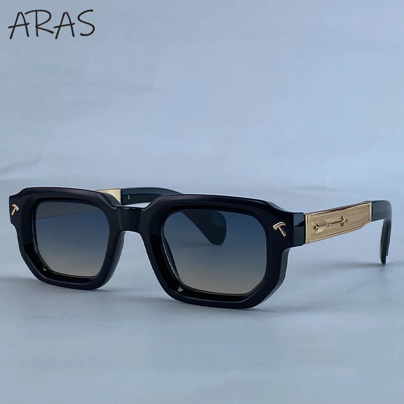 Lunettes de Soleil Carrées Polarisées Homme – Style Vintage Conduite UV400 – CLEVI Paris