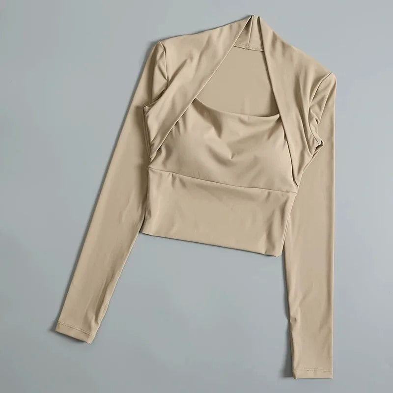 Top Sport Manches Longues Femme Respirant — CLEVI Paris