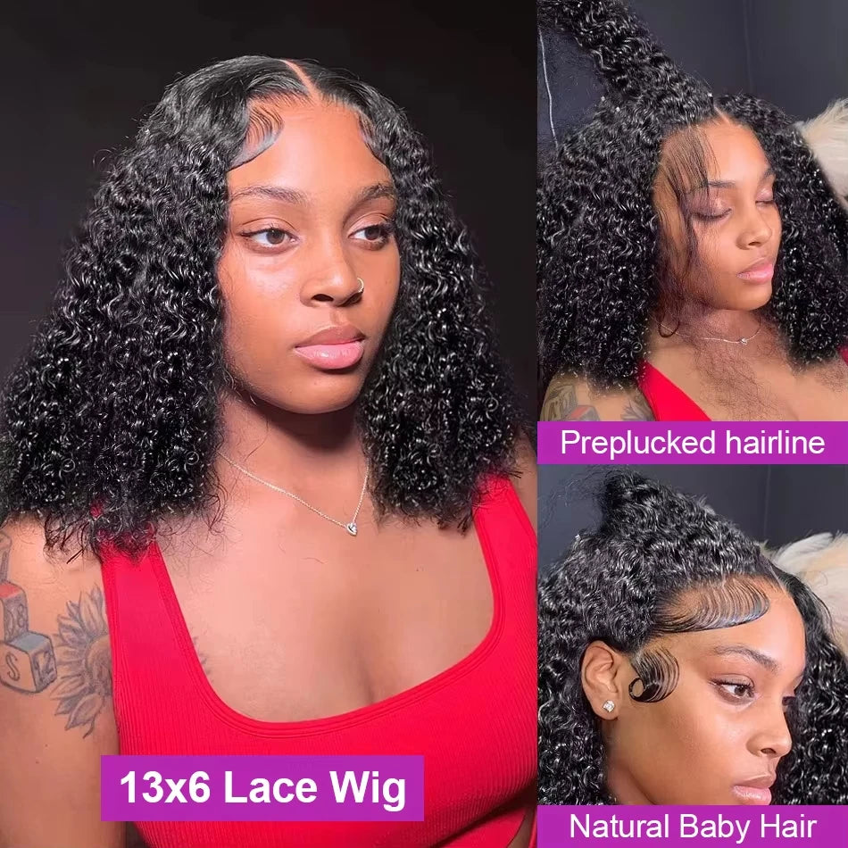 Perruque Lace Front HD Cheveux Humains Brésiliens Remy — Bob Court, Body Wave, Curly & Straight | CLEVI Paris