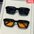 Lunettes rectangulaires rétro lot de 2 ou 3 – CLEVI Paris