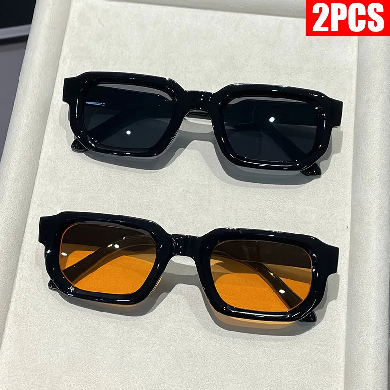 Lunettes rectangulaires rétro lot de 2 ou 3 – CLEVI Paris