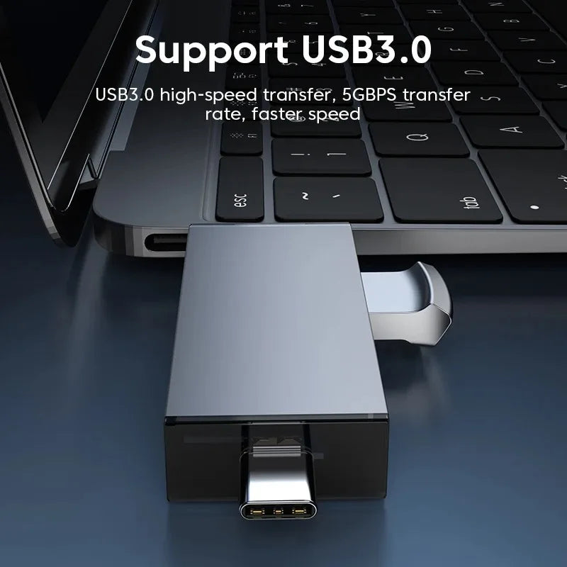 Lecteur SD/TF 6-en-1 ou 7-en-1 USB-C Micro USB OTG – CLEVI Paris