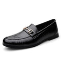 Mocassin Homme Cuir Verni Slip-On – Design Minimaliste, Business & Mariage, EU 39-47 – CLEVI Paris