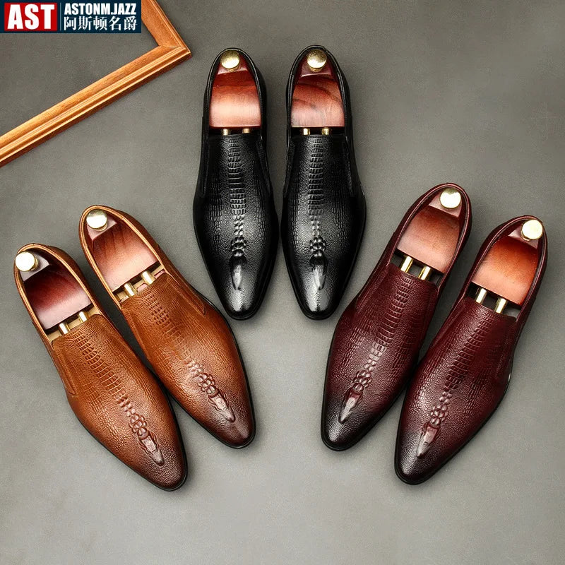Oxford Homme Cuir Véritable Multi-Style – CLEVI Paris