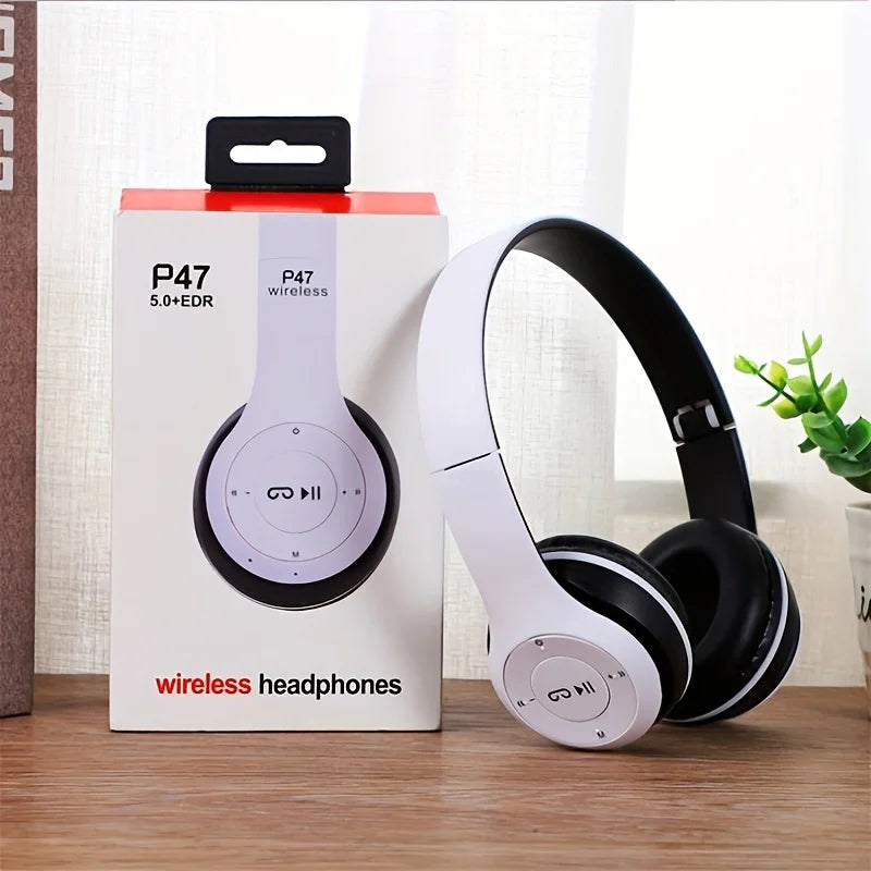 Casque Over-Ear P47 Bluetooth 5.0 Pliable Micro Sport – CLEVI Paris
