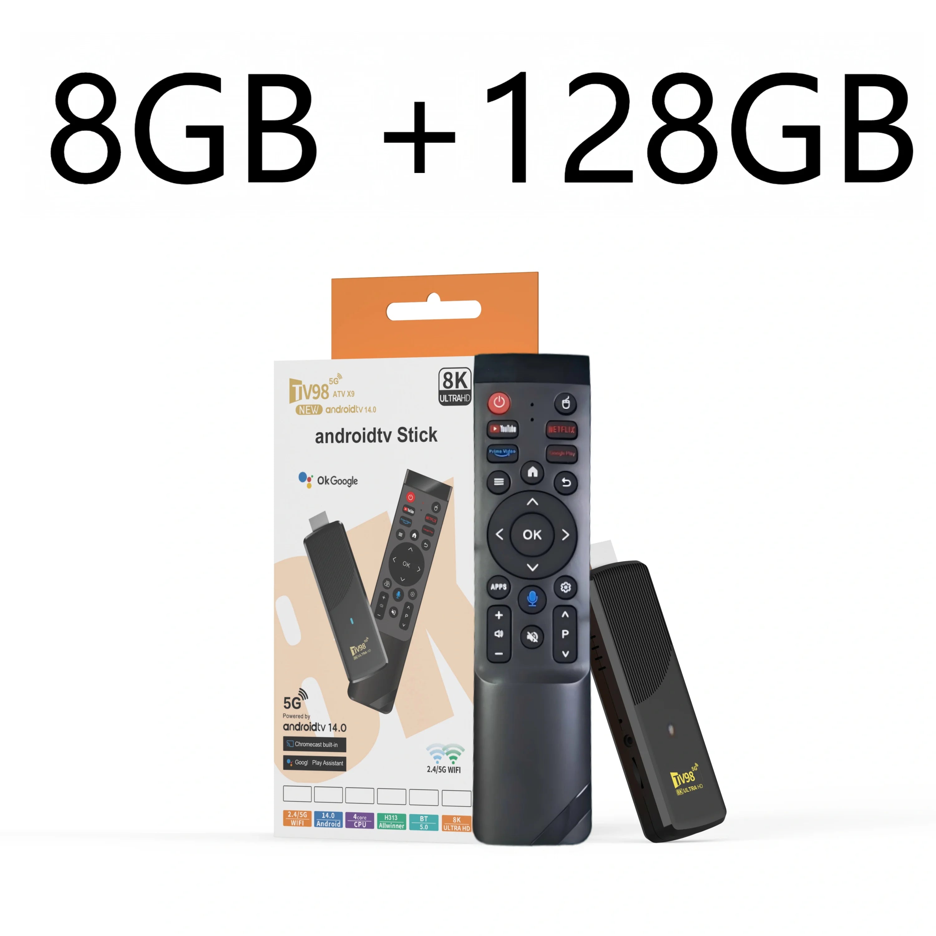 TV98 ATV X9 TV Stick Android 14 – CLEVI Paris