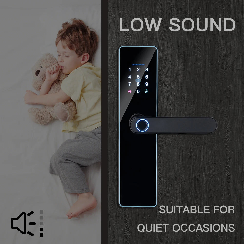 Serrure Connectée F21 Empreinte Digitale WiFi Tuya Intégré – CLEVI Paris
