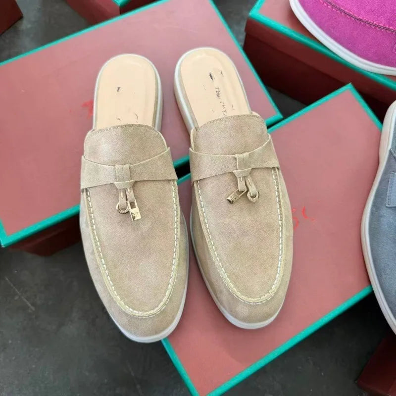 Mocassins Femme Cuir Véritable Loafers Confort Slip-On Casual EU 35-47 – CLEVI Paris