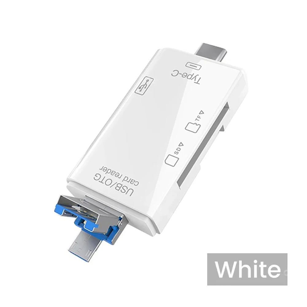 Lecteur SD/TF OTG 6-en-1 USB 2.0 ou 7-en-1 USB 3.0 – CLEVI Paris