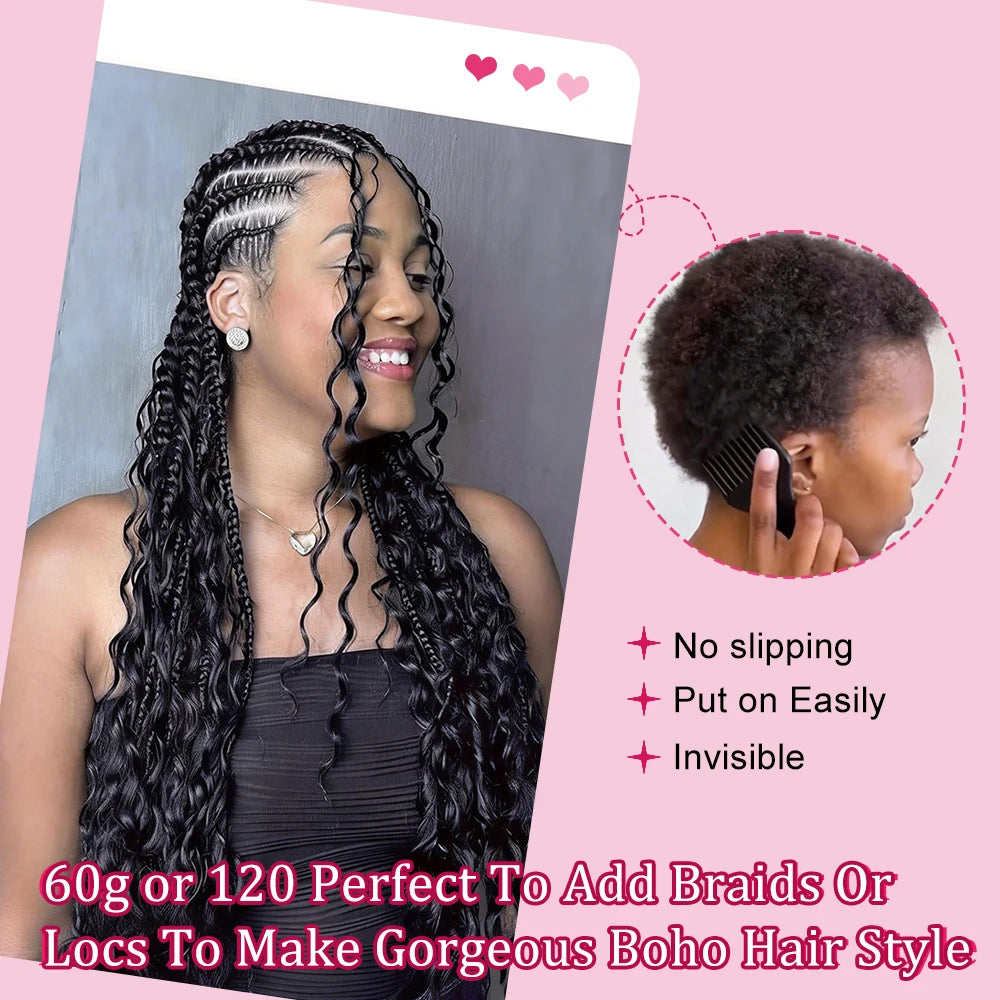 Extensions Crochet Kinky Straight Cheveux Humains Birmans Remy Hair Pré-Séparées Knotless 16-26 Pouces – CLEVI Paris