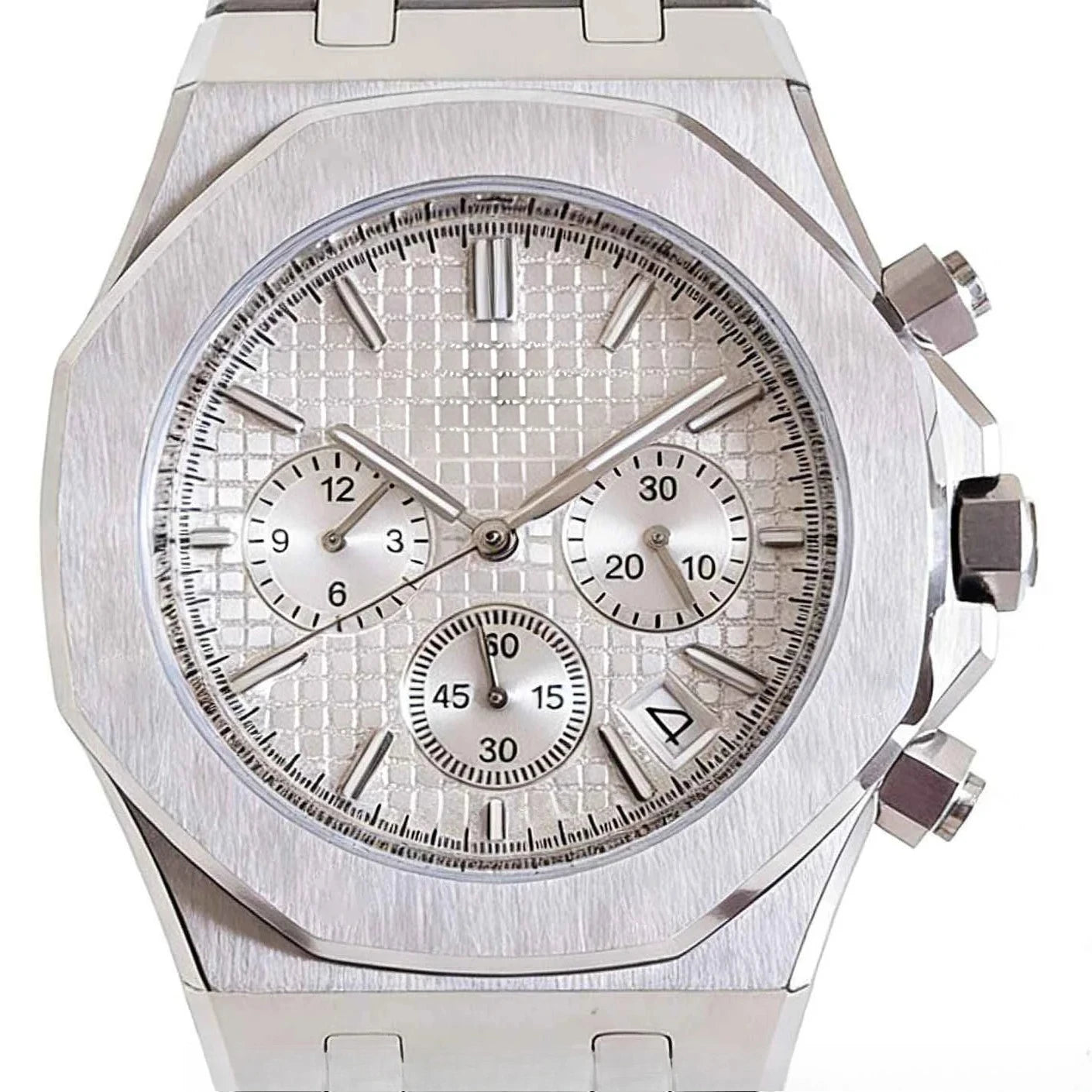 Montre Homme 42mm Acier 904L Mouvement Quartz Style Luxe – CLEVI Paris