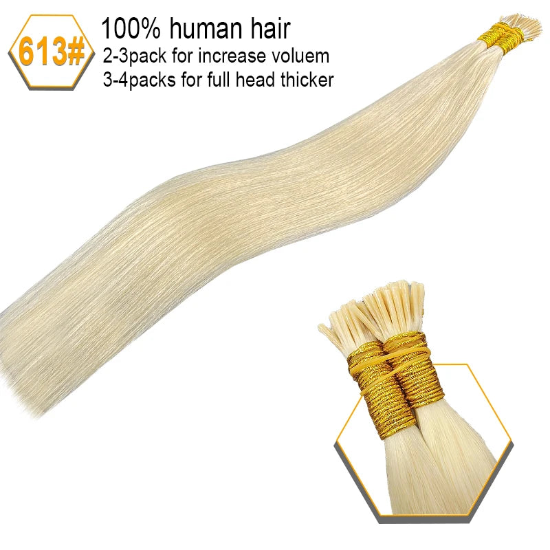 Extensions I-Tip lisses, cheveux humains – CLEVI Paris