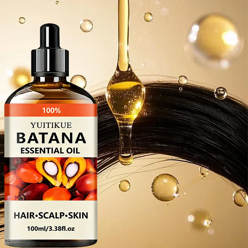 Huile Essentielle de Batana Pure 100% YUITIKUE – Croissance Capillaire, Soin Cuir Chevelu & Hydratation Peau 100ml