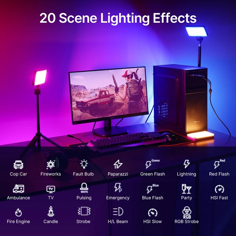 Panneau LED RGB Ulanzi LT002 10 W – CLEVI Paris