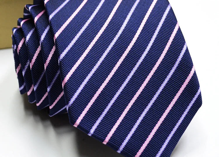Cravate homme motifs variés 7–8 cm – CLEVI Paris
