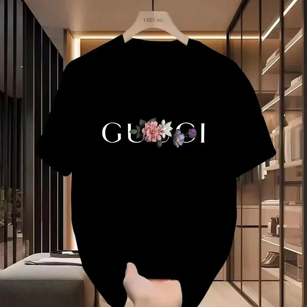 T-Shirt Unisexe Style Harajuku Streetwear Imprimé Col Rond Coton – CLEVI Paris