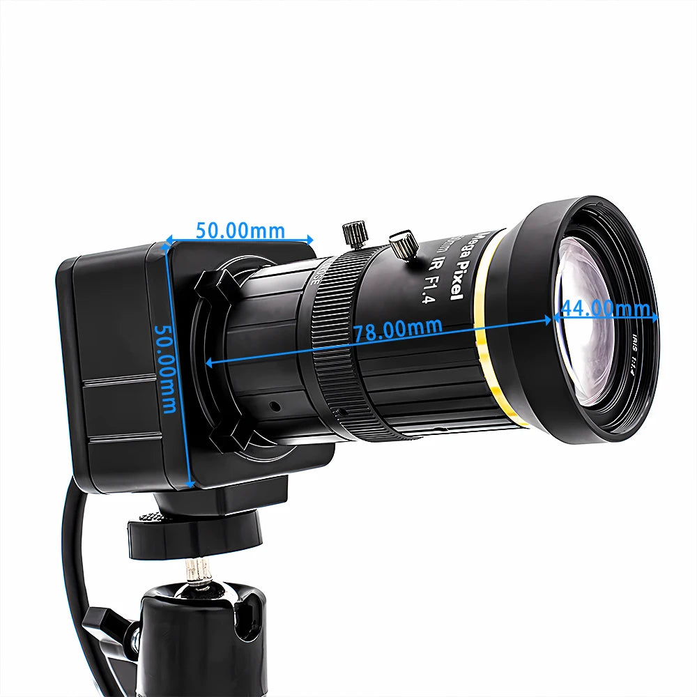 Caméra IP Pro 4K 8MP WGWK – Capteur Sony IMX415, Zoom Optique 10x, PoE 48V / DC 12V, ONVIF