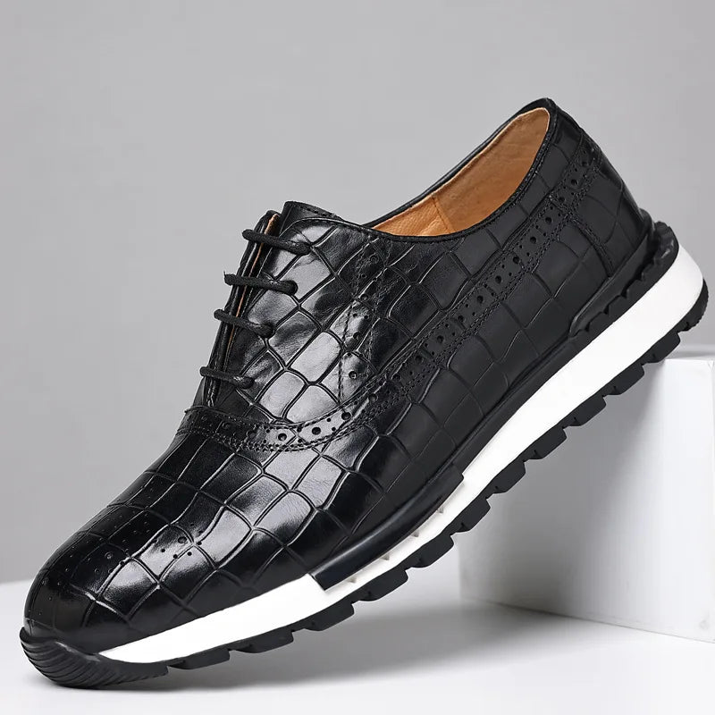 Chaussures Cuir Véritable Homme | Oxford Lacets Imperméable Outdoor