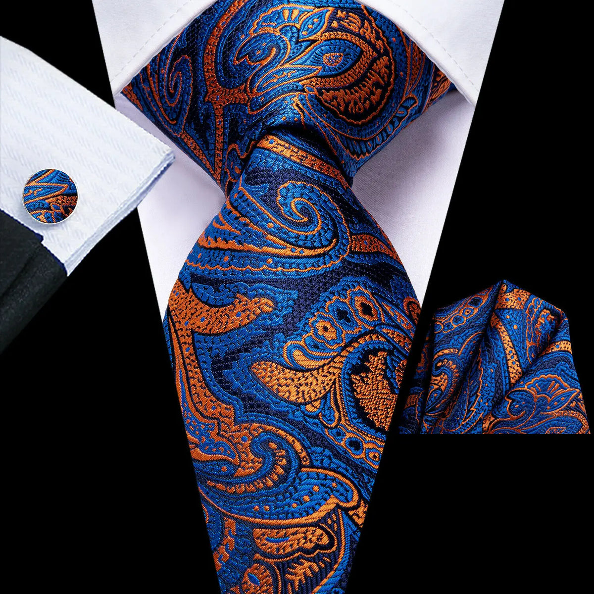 Ensemble cravate homme paisley – CLEVI Paris