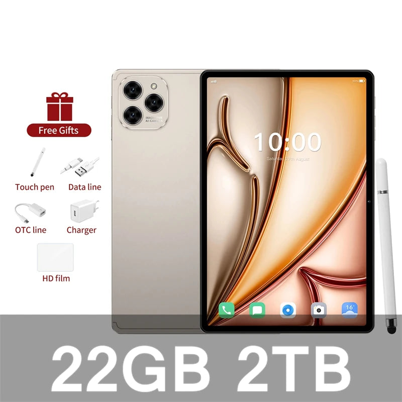 Tablette K-Touch 16 Pro 10,1" Android 5G – 10000mAh | Double SIM | Version Globale