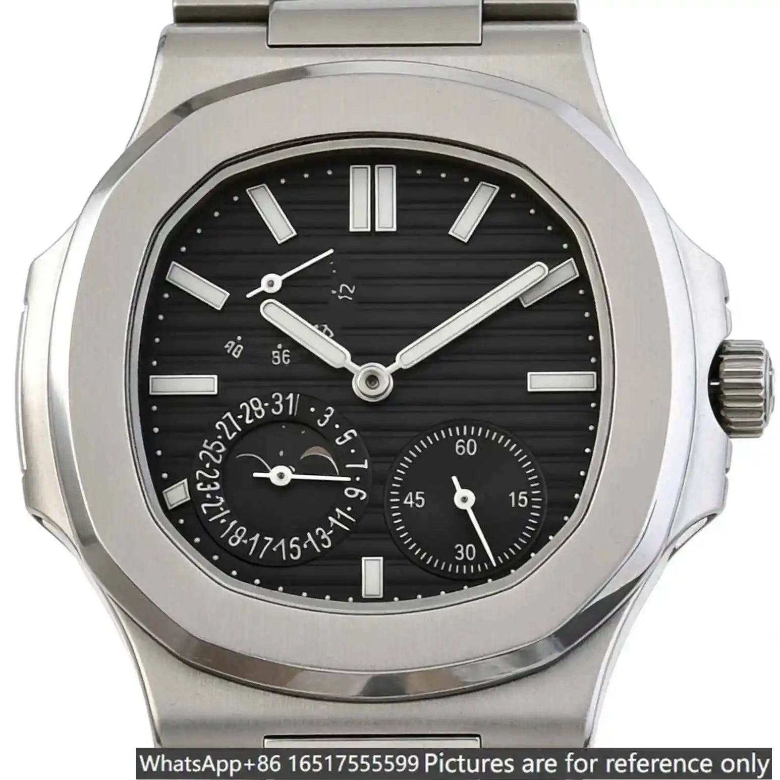 Montre Homme G3T – Automatique Mécanique, Acier 904L Mat 40 mm, Aiguilles Lumineuses, Calendrier & Jour, Étanche 3 ATM – CLEVI Paris